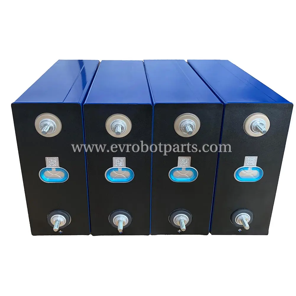 4pcs Grade A CATL 306Ah prismatic lithium iron phosphate cells neatly arranged, original QR code marked LFP battery cells for EV and off-grid power system