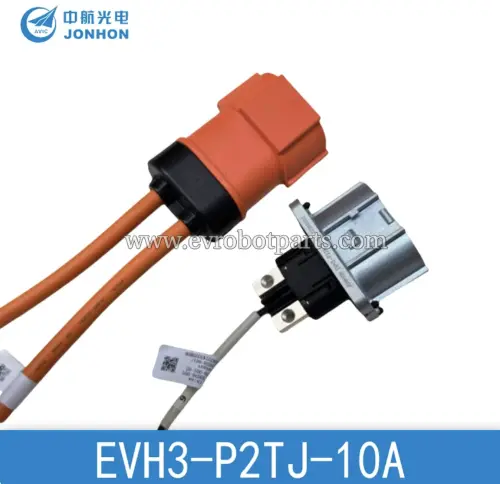 JONHON EVH3-P2TJ-10A high voltage EV connector with orange cable for electric vehicle power system applications